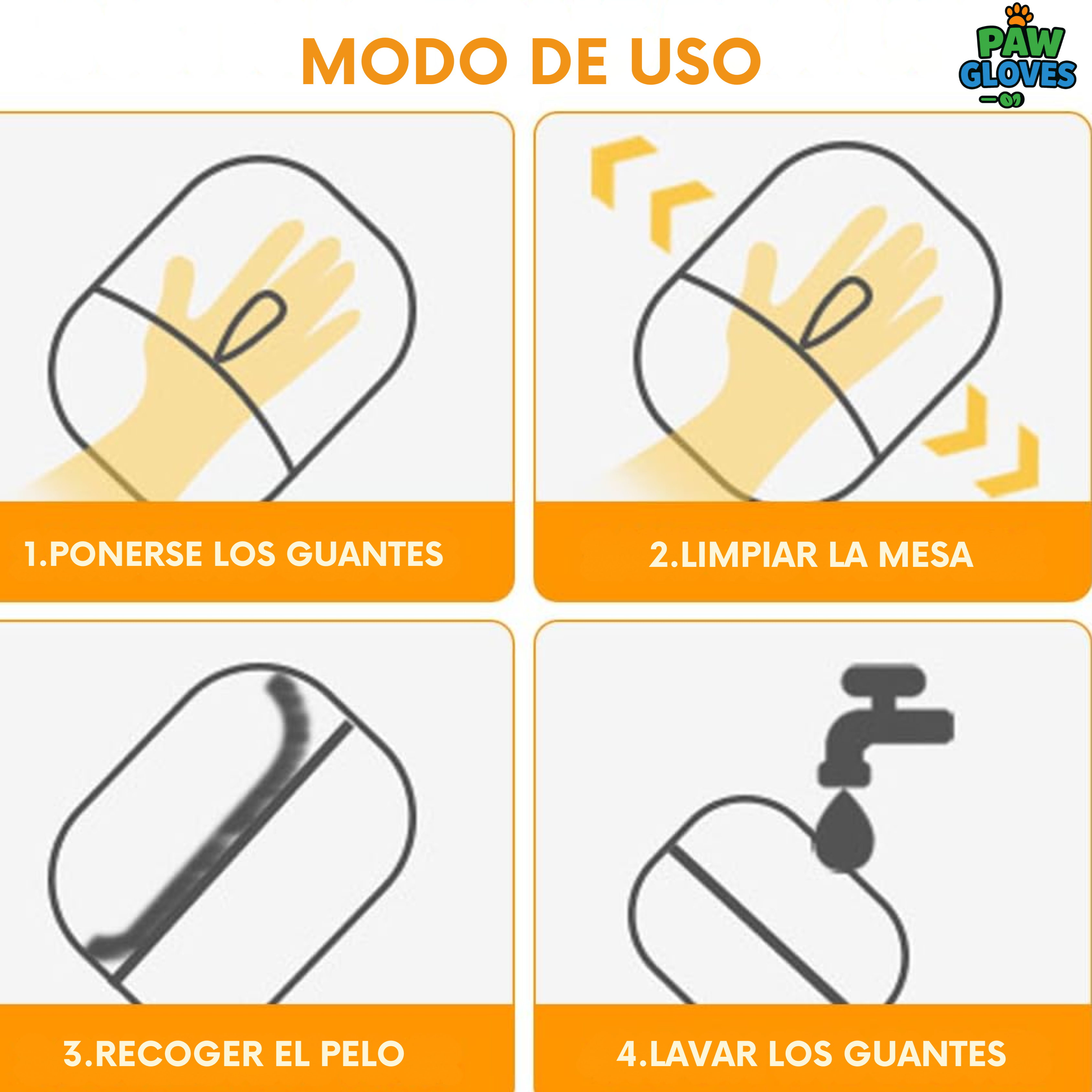 Removedor de pelo para mascotas