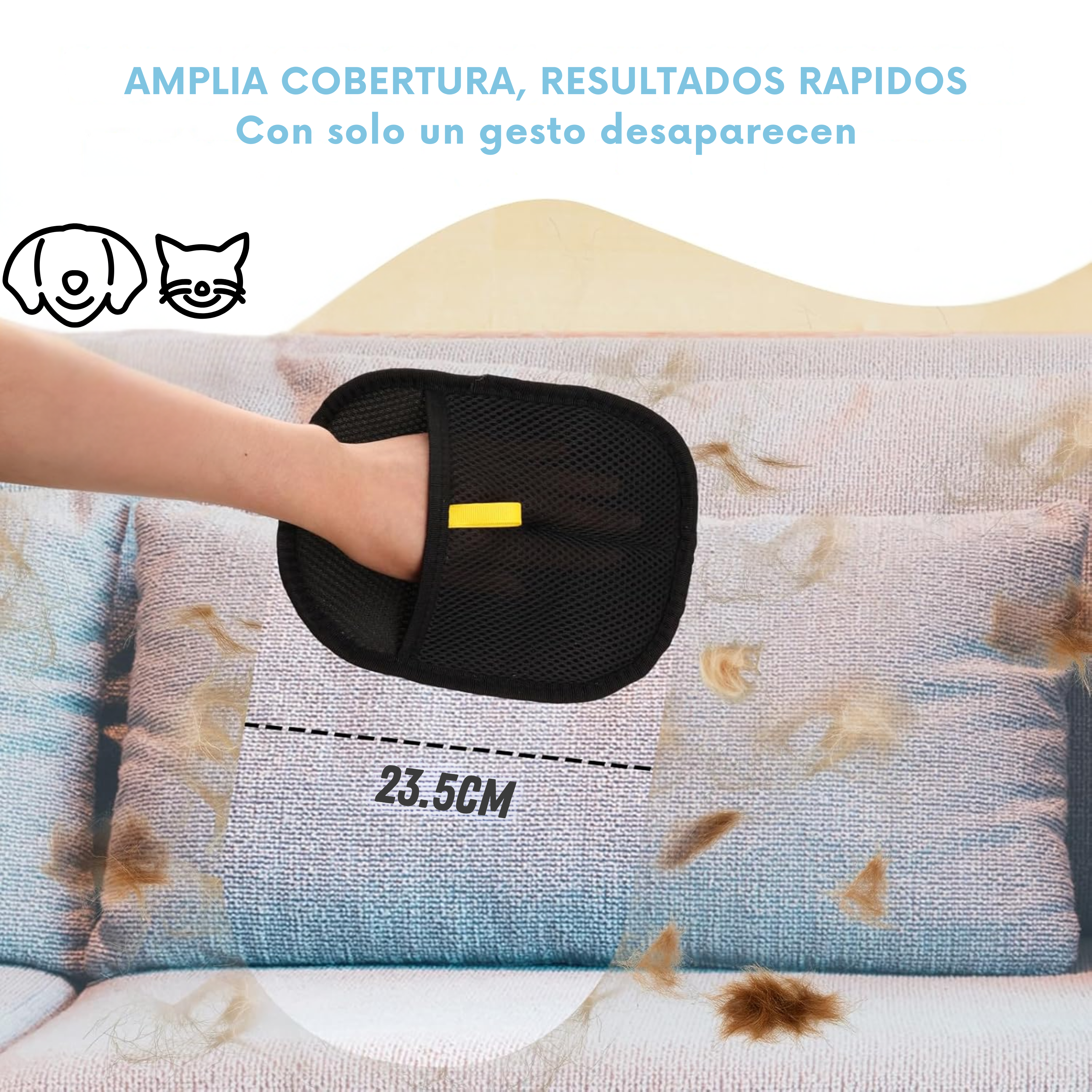 Removedor de pelo para mascotas